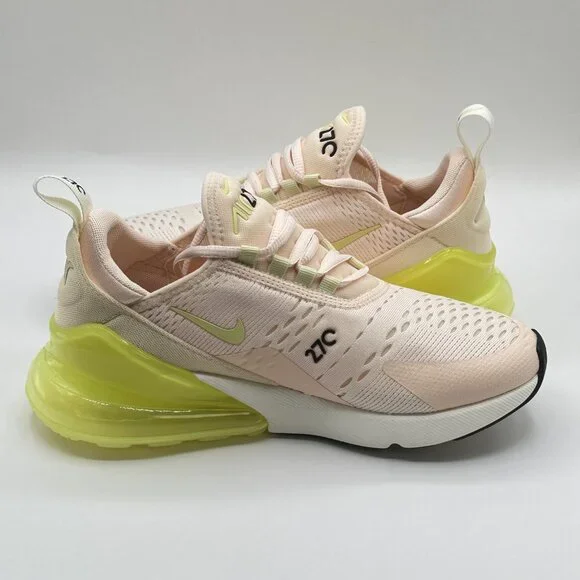 Women Nike Air Max 270 Guava Ice Life Lime Sail Black  AH6789-802 Size 7 No Box - Picture 9 of 10